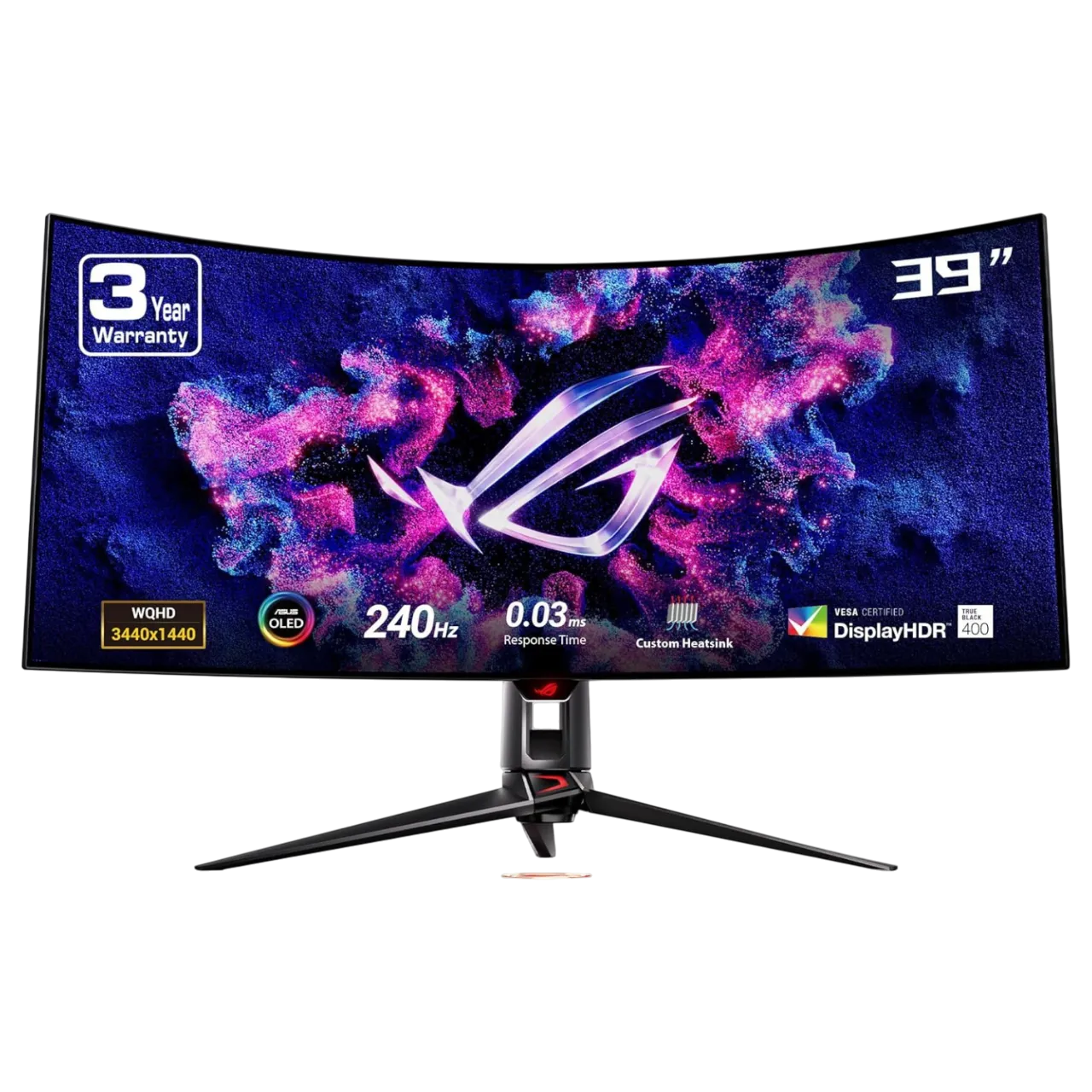 Màn hình gaming OLED ASUS ROG Swift PG39 OLED với màn hình cong ấn tượng