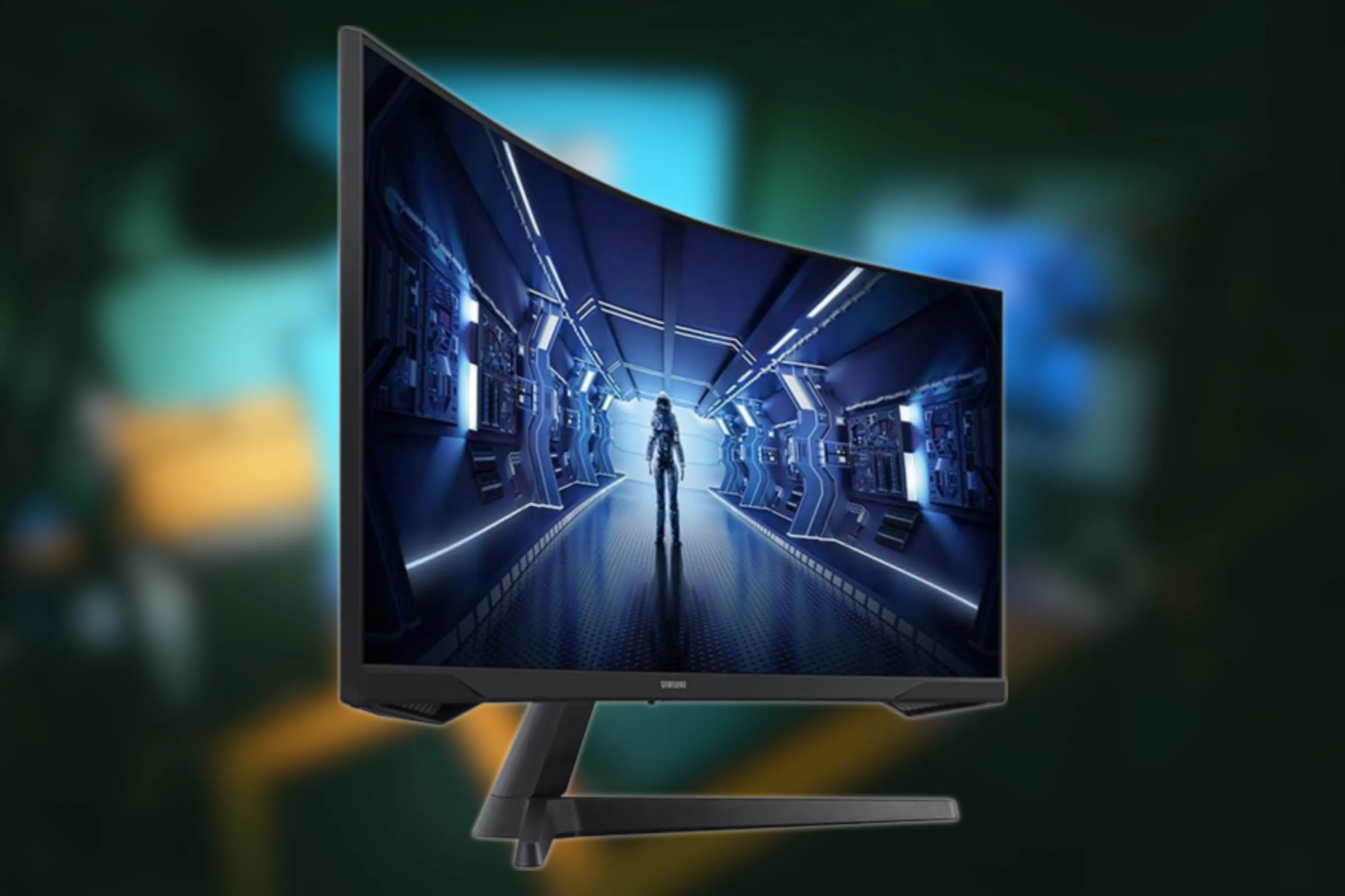 Màn hình gaming Samsung Odyssey G5 34 inch hiển thị hình ảnh vũ trụ ấn tượng