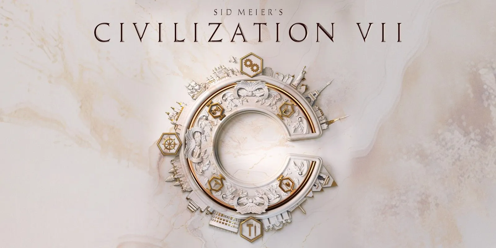 Màn hình hiển thị bản đồ thế giới với các nền văn minh và kỳ quan trong Civilization 7