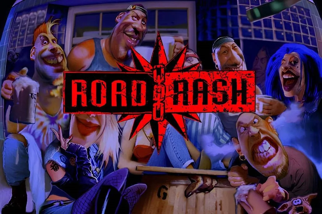 Màn hình menu game Road Rash