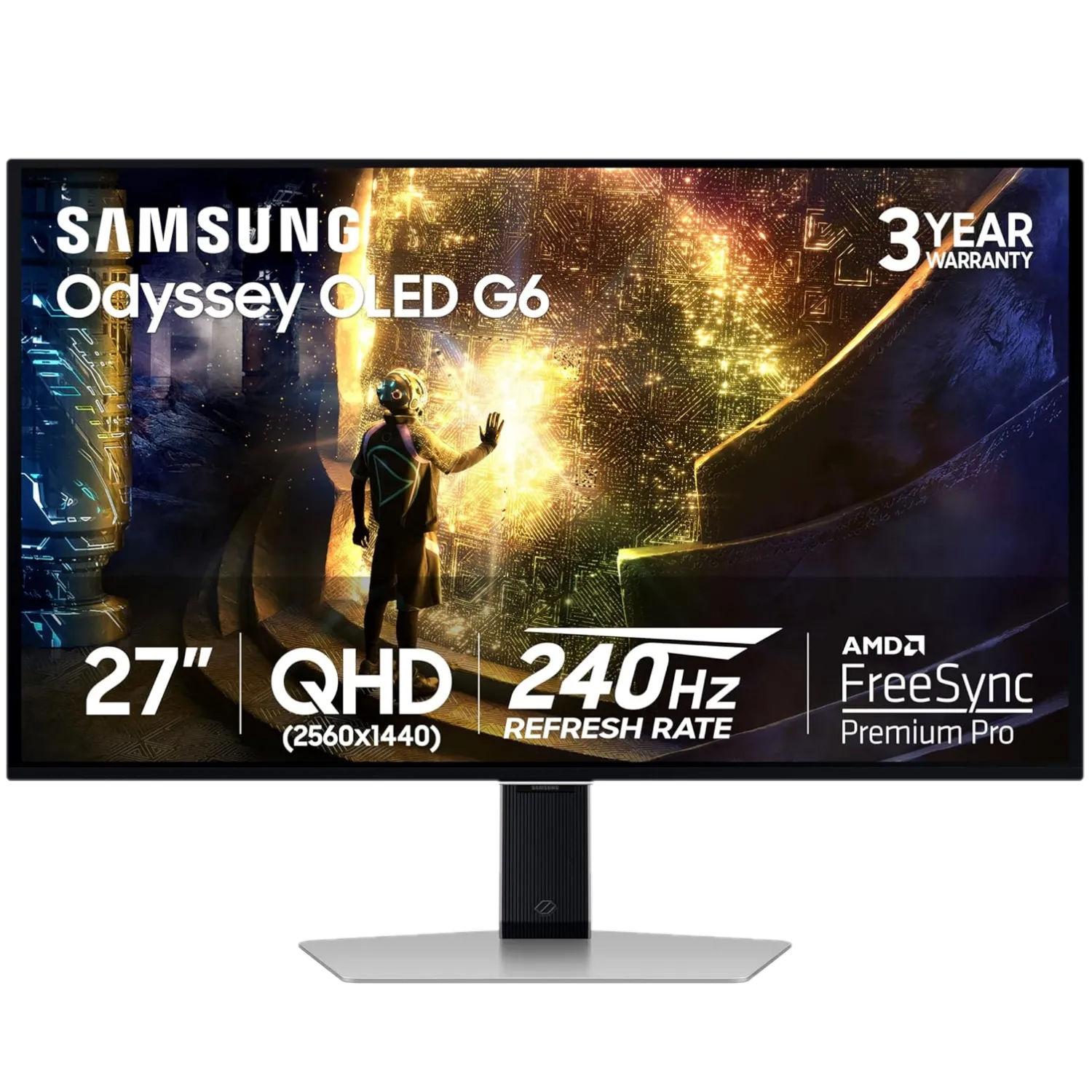 Màn hình Samsung Odyssey QD-OLED G6 với tấm nền QD-OLED cao cấp cho màu sắc và độ tương phản vượt trội