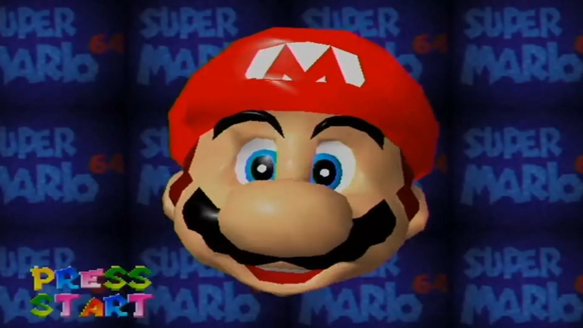 Màn hình tiêu đề game Super Mario 64, một trong những trò chơi có ảnh hưởng lớn đến lịch sử game