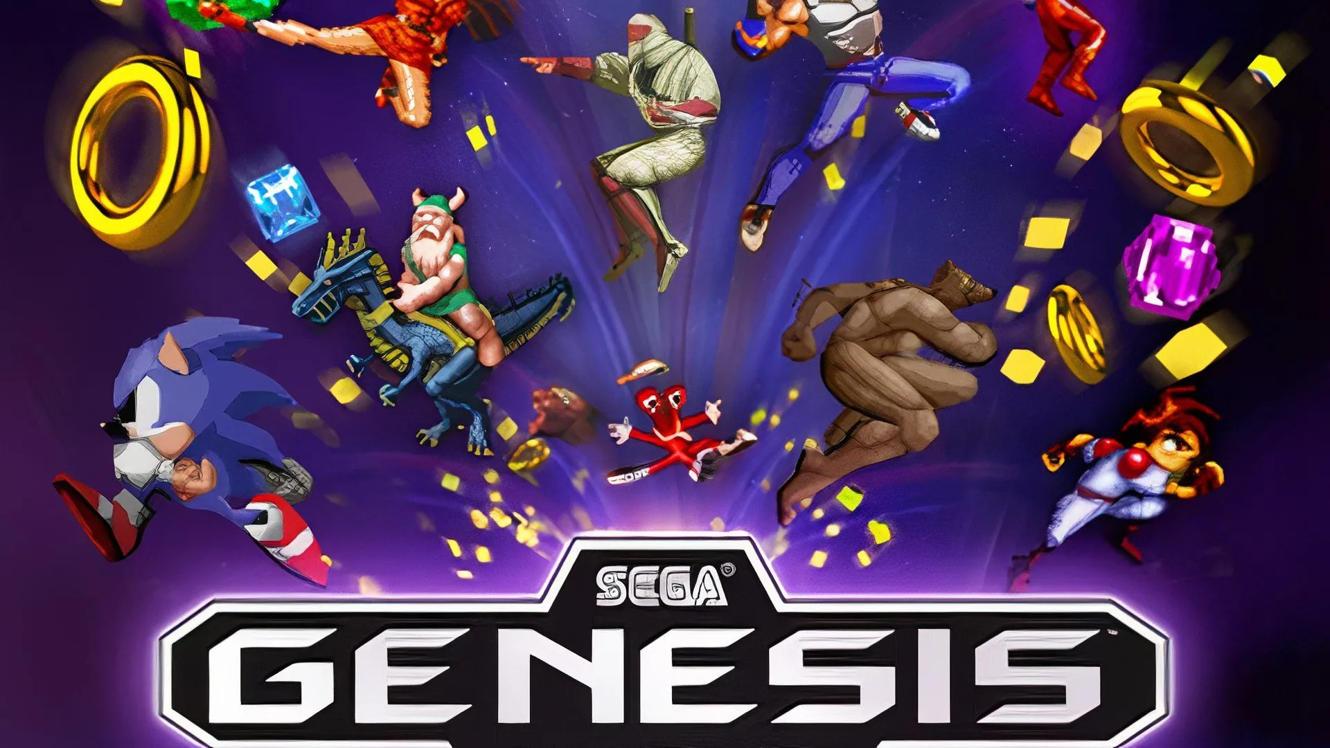Máy chơi game Sega Genesis, một trong những hệ console đã góp phần tạo nên nhiều tựa game Batman đáng nhớ.