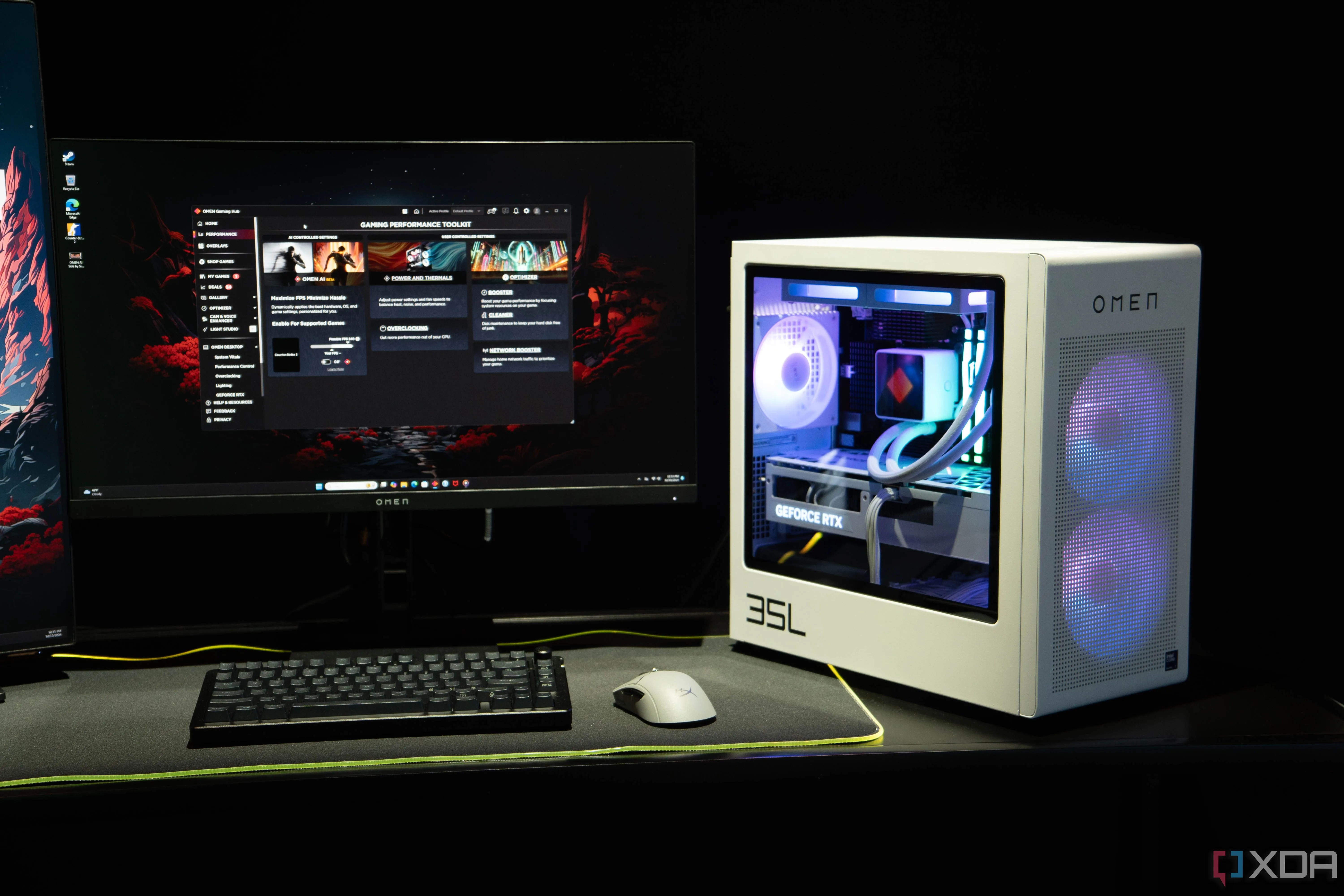 Máy tính HP Omen 35L-1, một mẫu PC gaming lắp sẵn cao cấp
