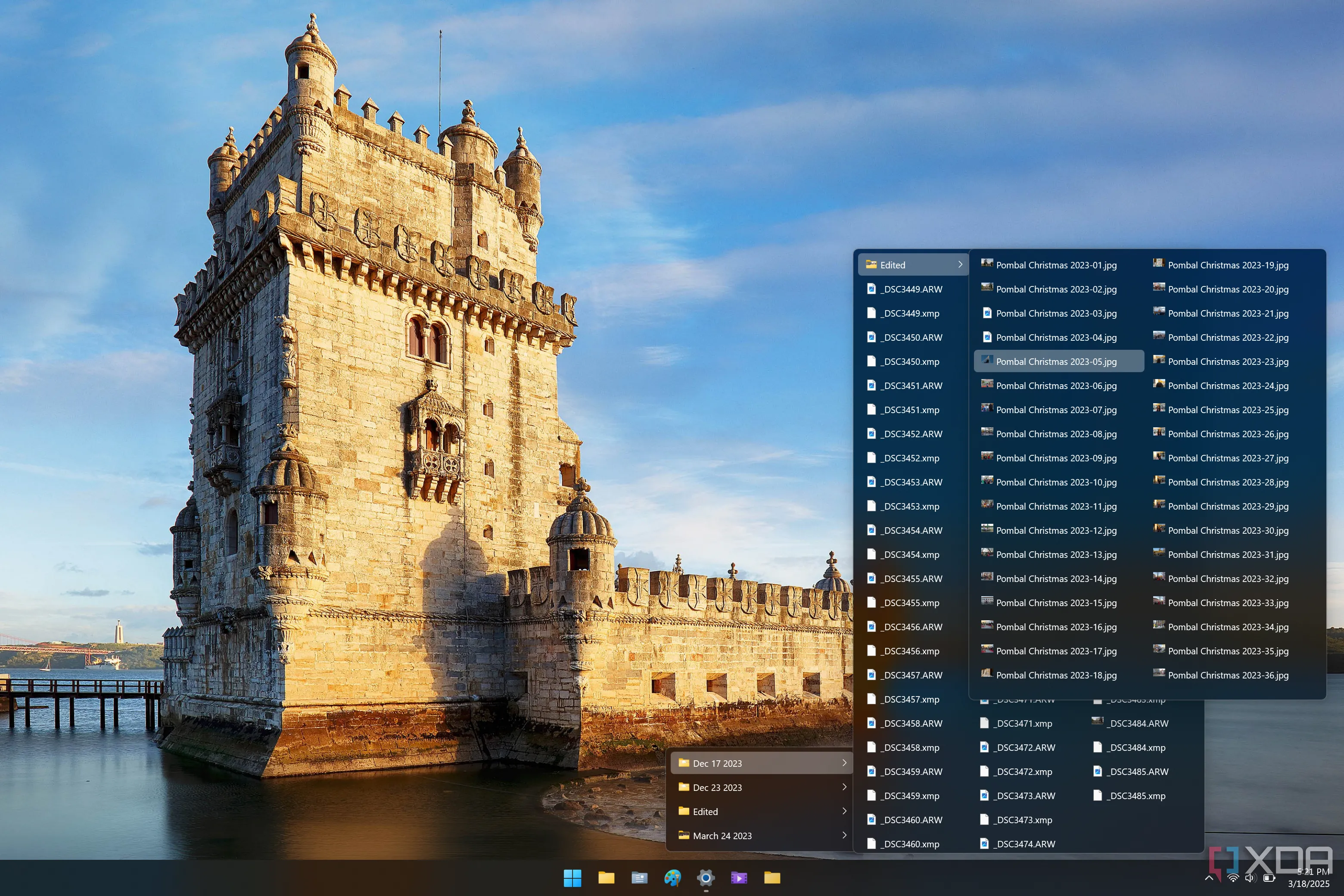 Menu thư mục được ghim vào thanh tác vụ Windows 11 bằng Start11
