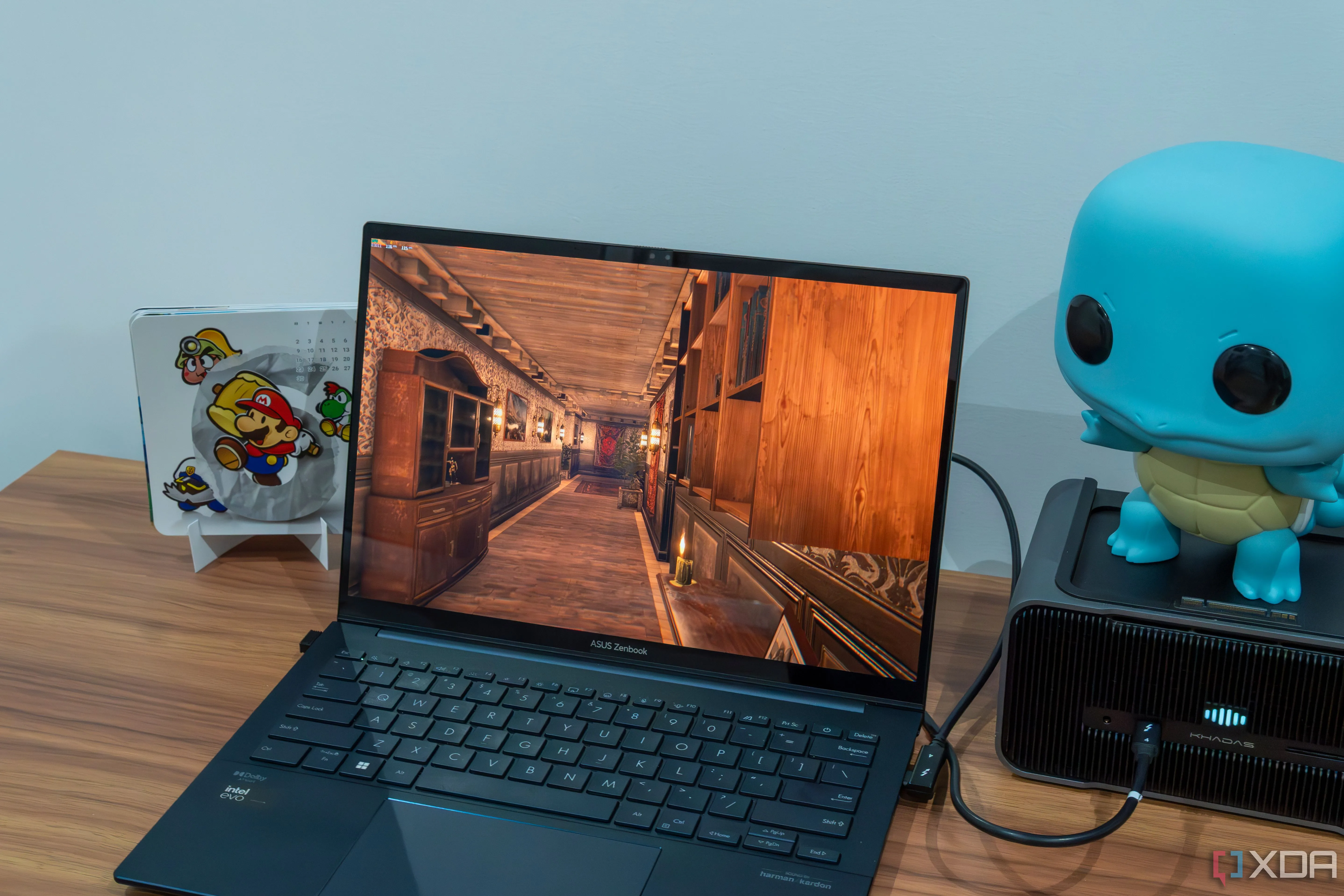 Minh họa kết nối laptop với eGPU qua cổng Thunderbolt 3, một công nghệ từng rất được kỳ vọng