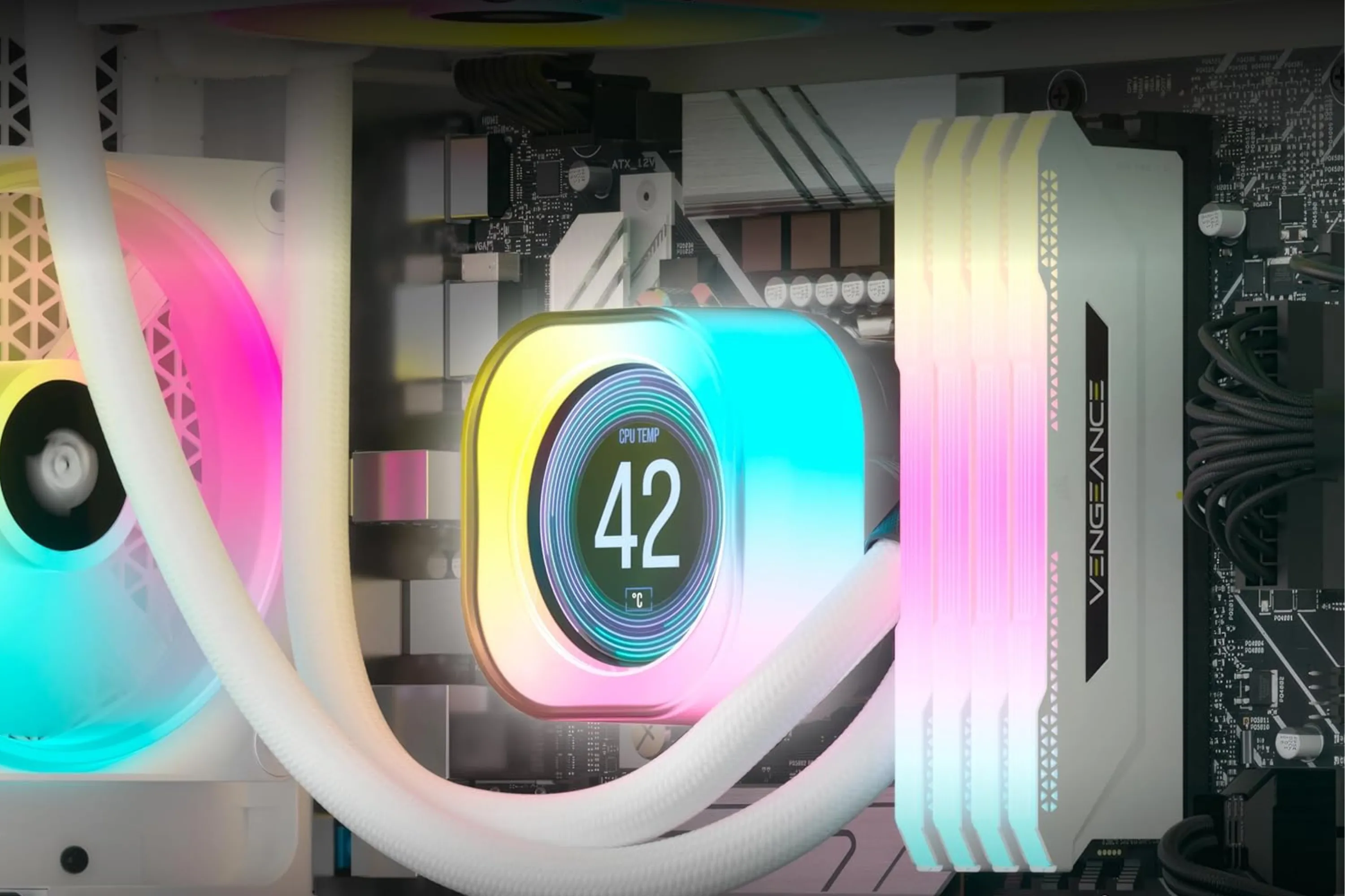 Mô đun màn hình LCD của tản nhiệt nước AIO Corsair iCUE LINK