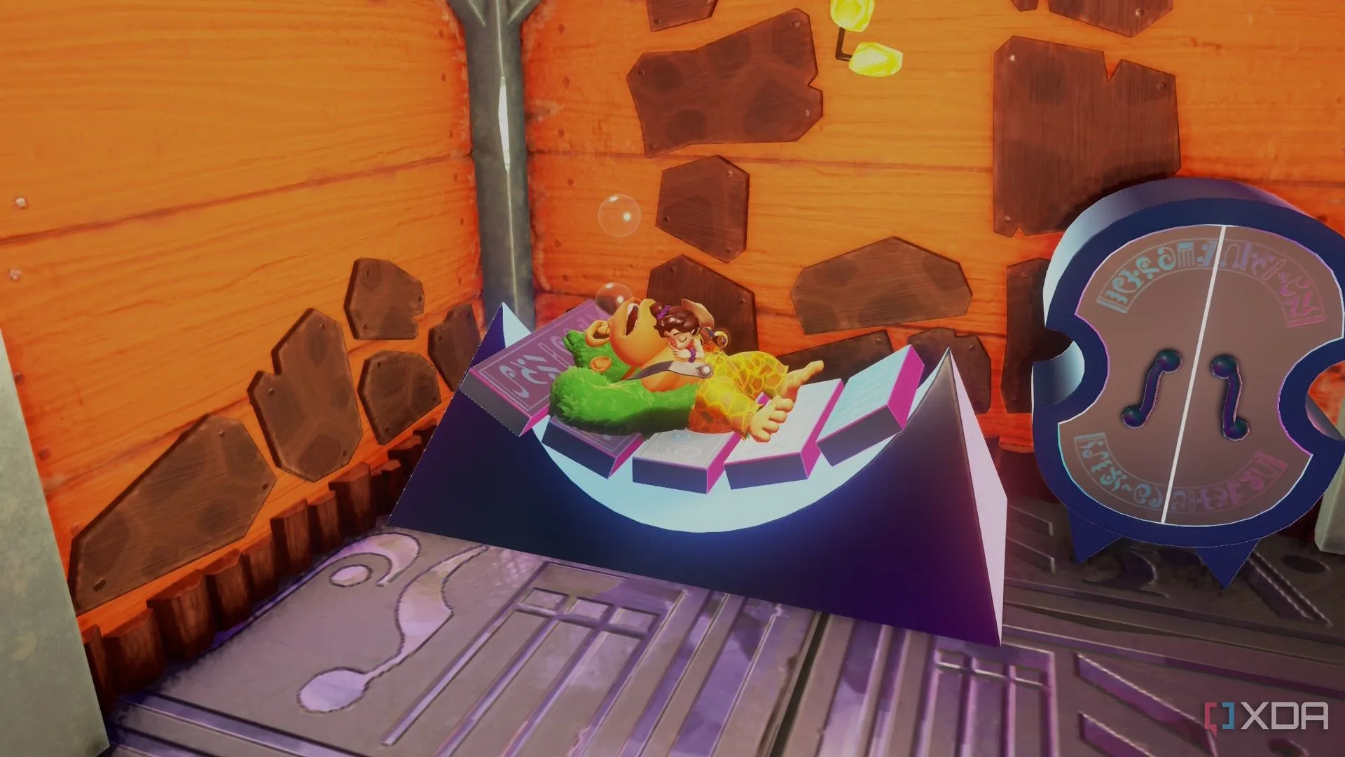 Một căn cứ bí mật (hideout) của Donkey Kong trong game, nơi người chơi có thể khám phá