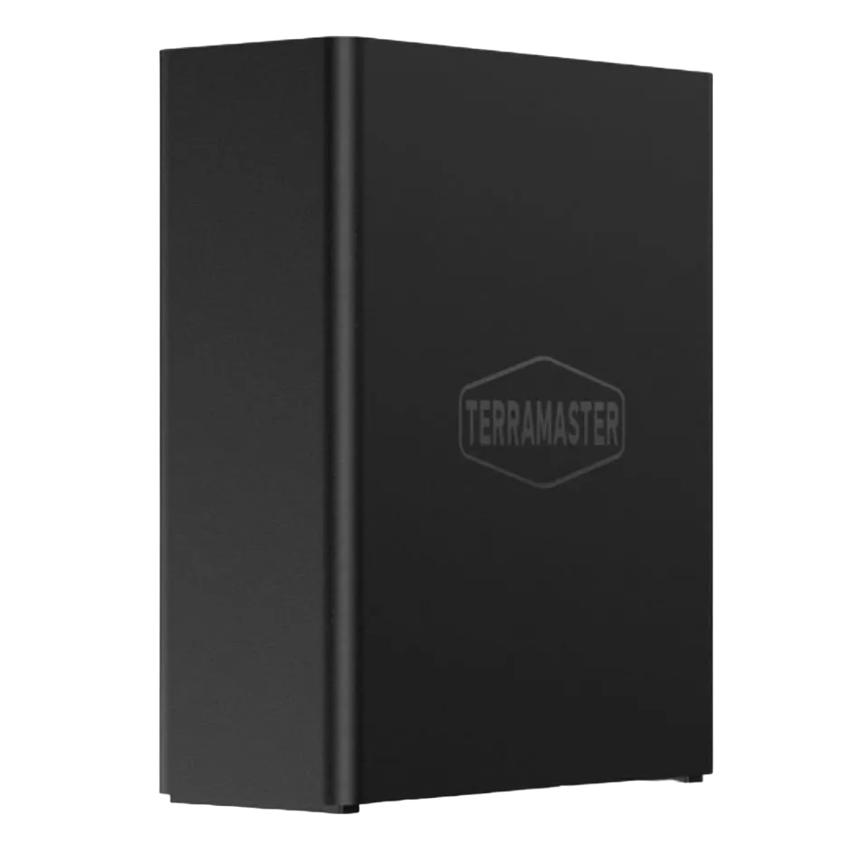 Một hình ảnh render trong suốt của NAS TerraMaster F8 SSD Plus