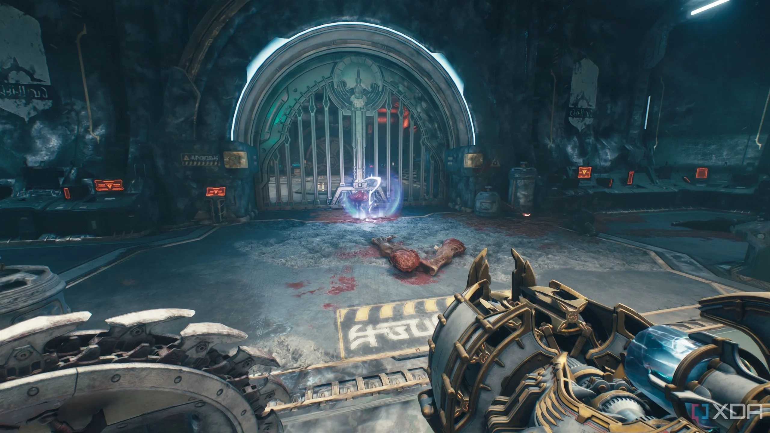 Một vật phẩm sưu tầm bí mật là skin vũ khí cho Chainshot trong Doom The Dark Ages.