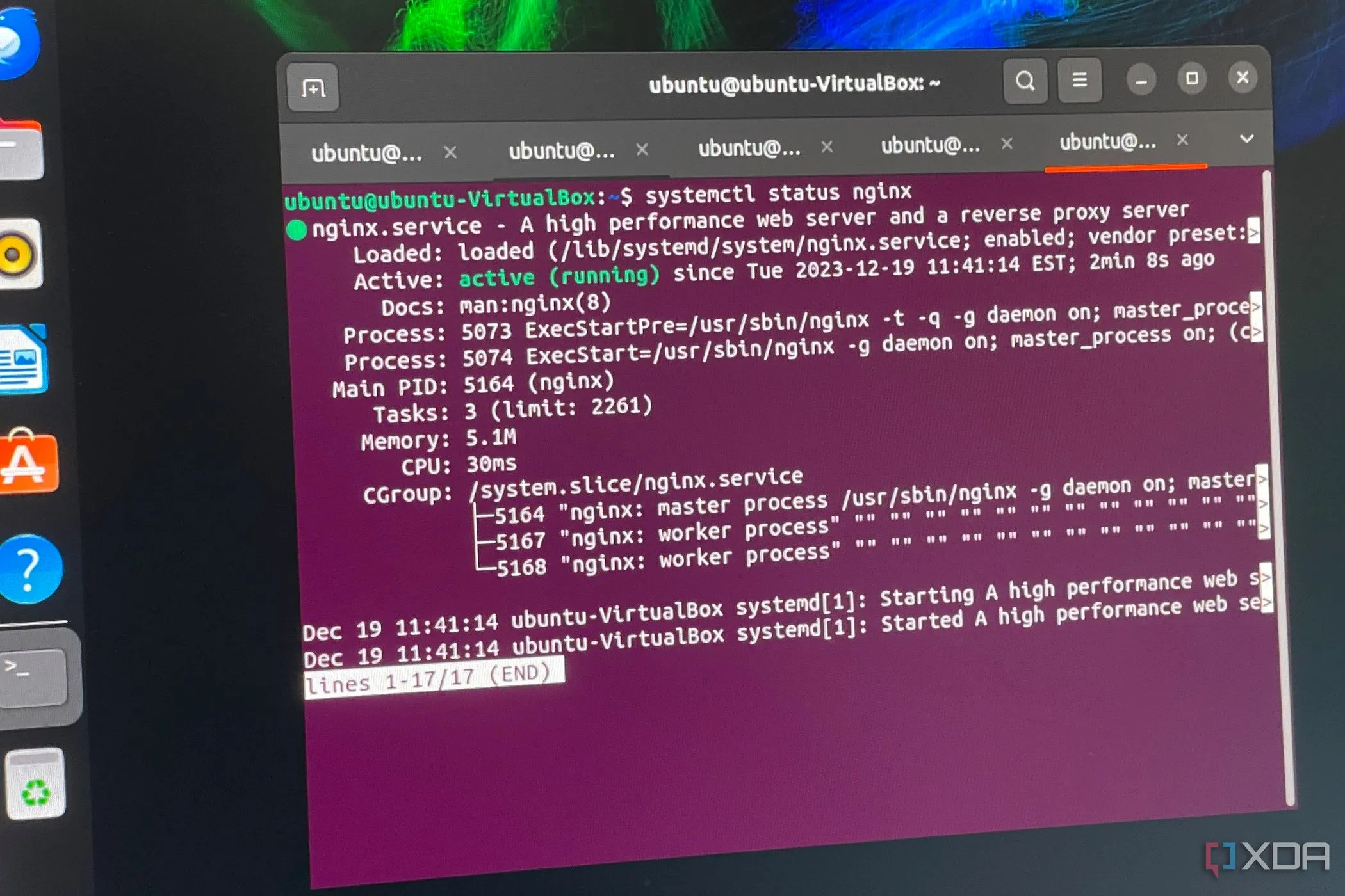 Nginx trên Ubuntu, giao diện cấu hình dịch vụ web và các tùy chọn hiệu suất
