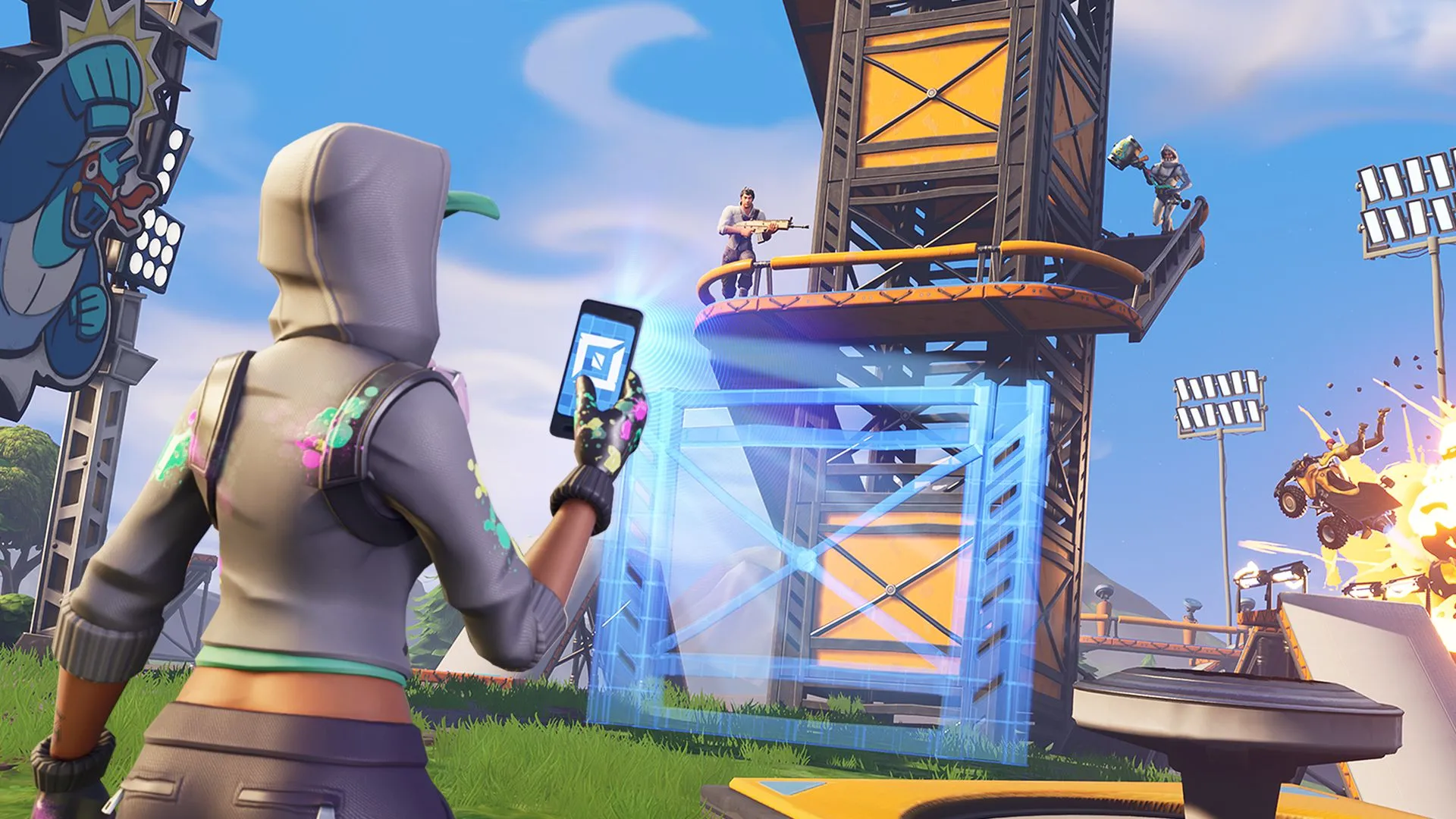 Người chơi Fortnite sử dụng chế độ Creative Mode để tạo nội dung tùy chỉnh, minh họa xu hướng UGC mà Rockstar có thể học hỏi cho GTA 6.