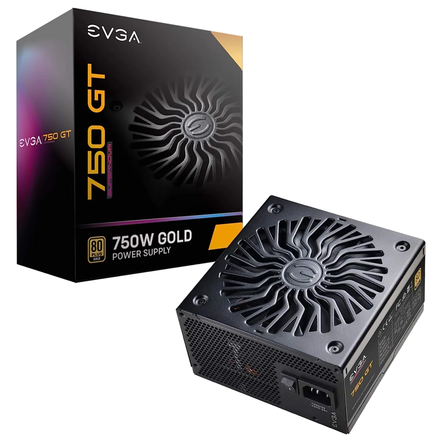Nguồn máy tính EVGA SuperNOVA 750 GT 80 Plus Gold công suất 750W