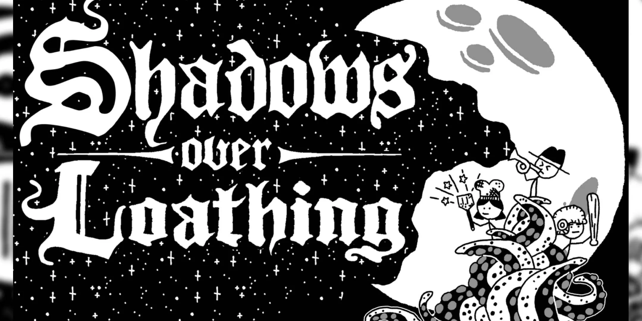 Nhân vật dạng que diêm trong Shadows Over Loathing, minh họa sự hài hước của game