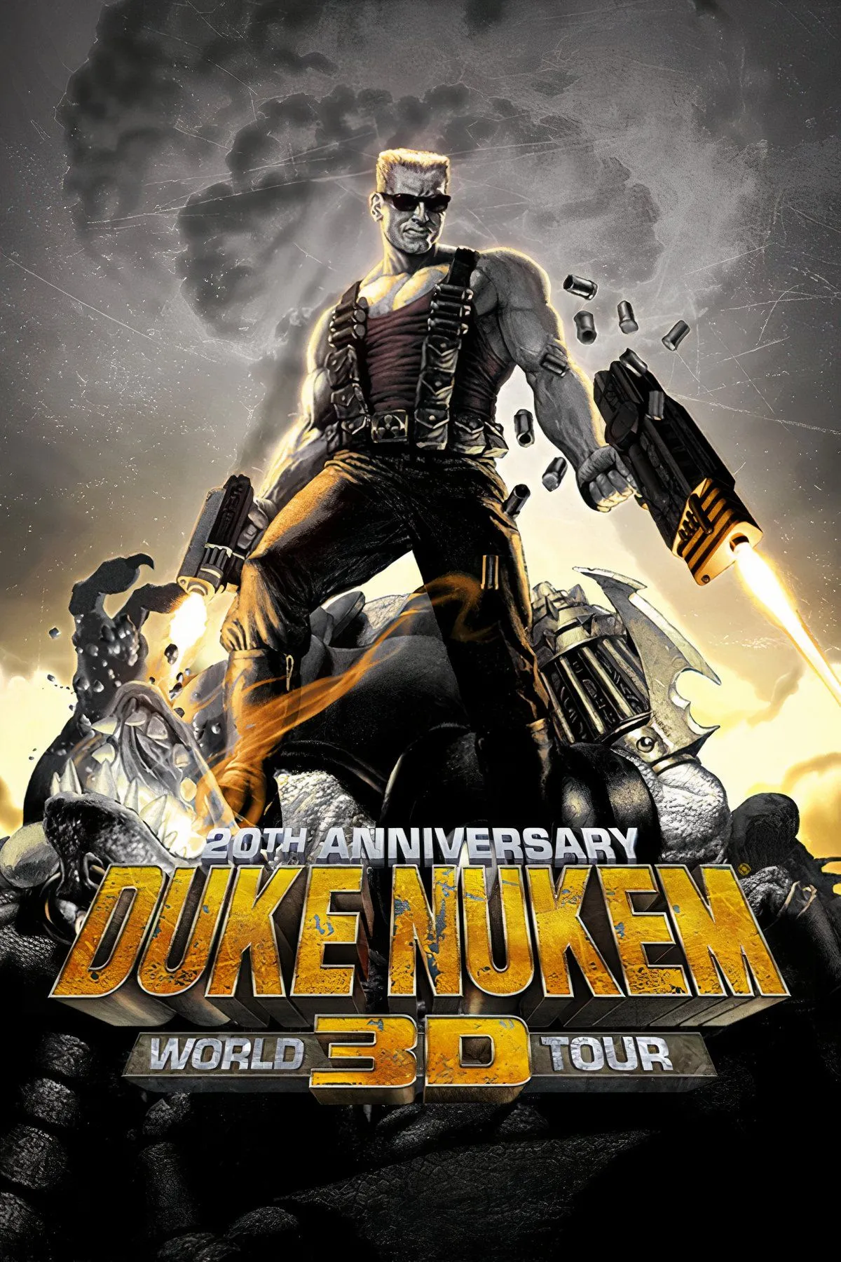 Nhân vật Duke Nukem trong game Duke Nukem 3D, một biểu tượng FPS với cá tính mạnh mẽ và phong cách riêng.