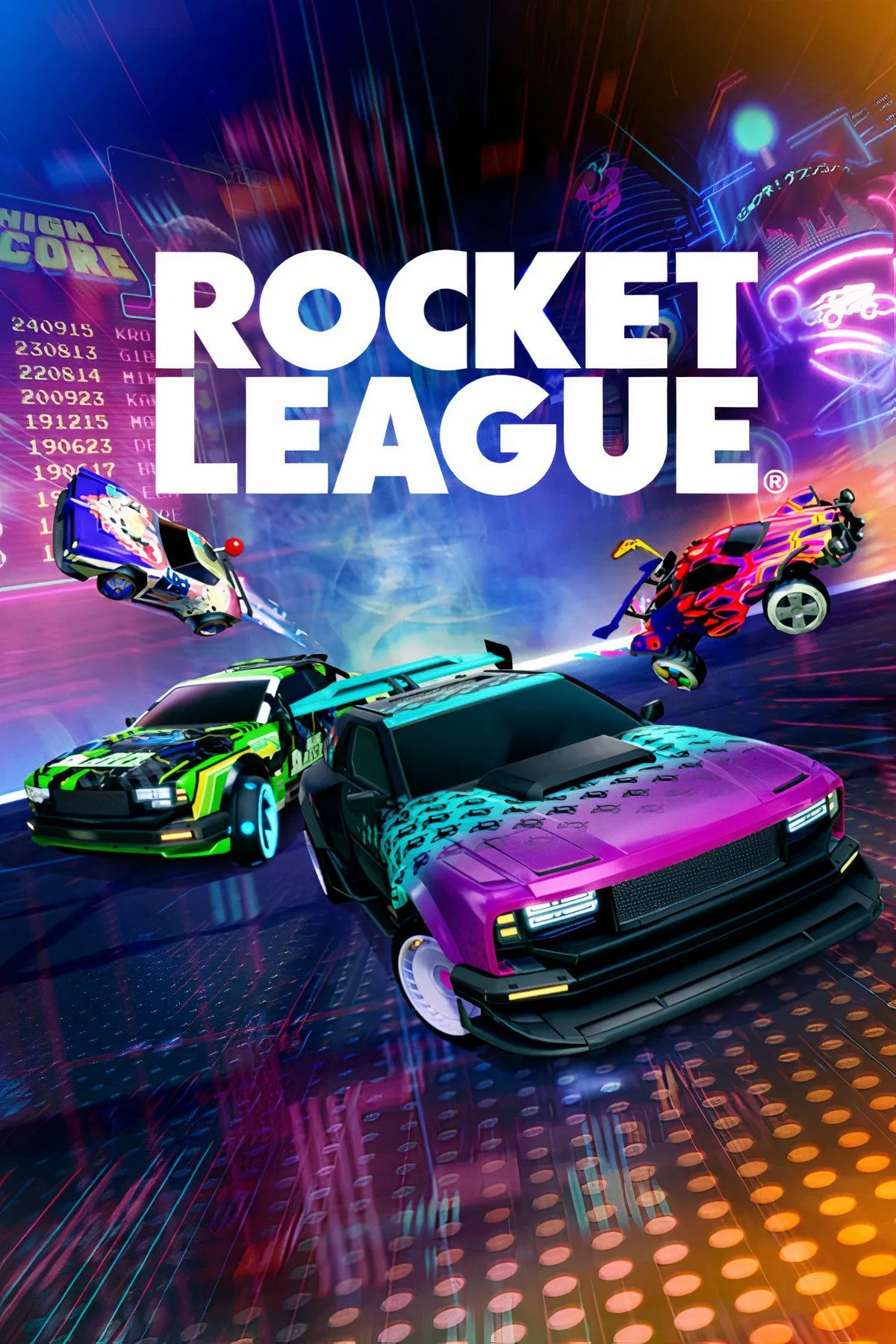 Những chiếc xe tên lửa tranh tài trong Rocket League, game thể thao giải trí trên card tích hợp