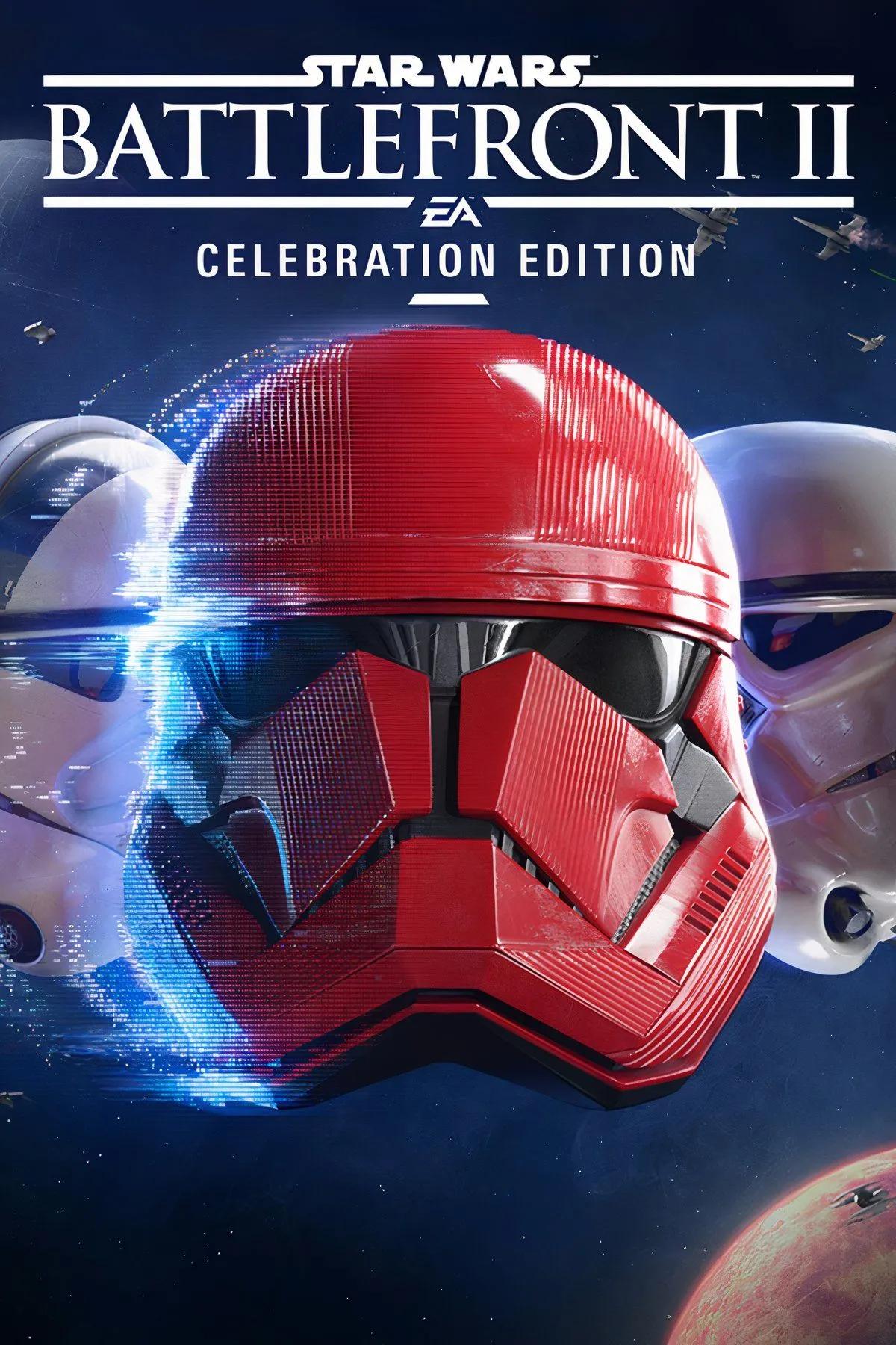 Những trận chiến hoành tráng trong Star Wars Battlefront II, với các nhân vật và phi thuyền biểu tượng.