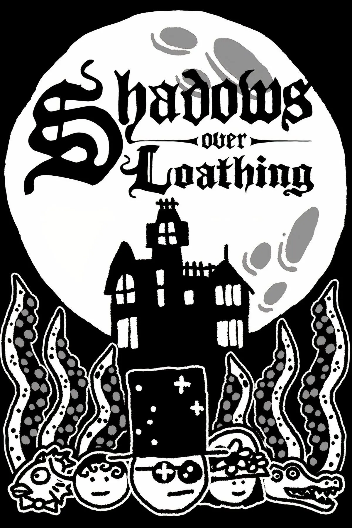 Phong cách đồ họa doodle đen trắng độc đáo của Shadows Over Loathing