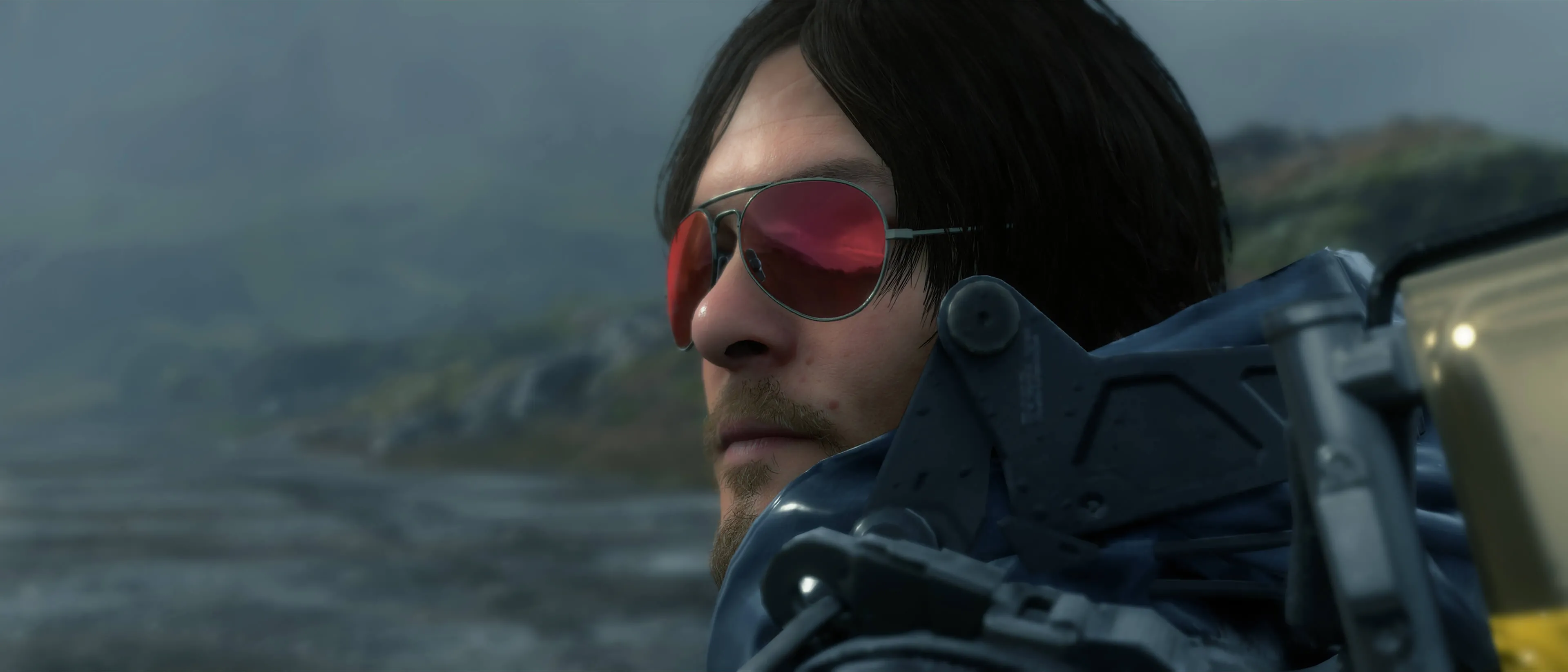 Sam Bridges đeo kính trong Death Stranding chuẩn bị cho phần 2