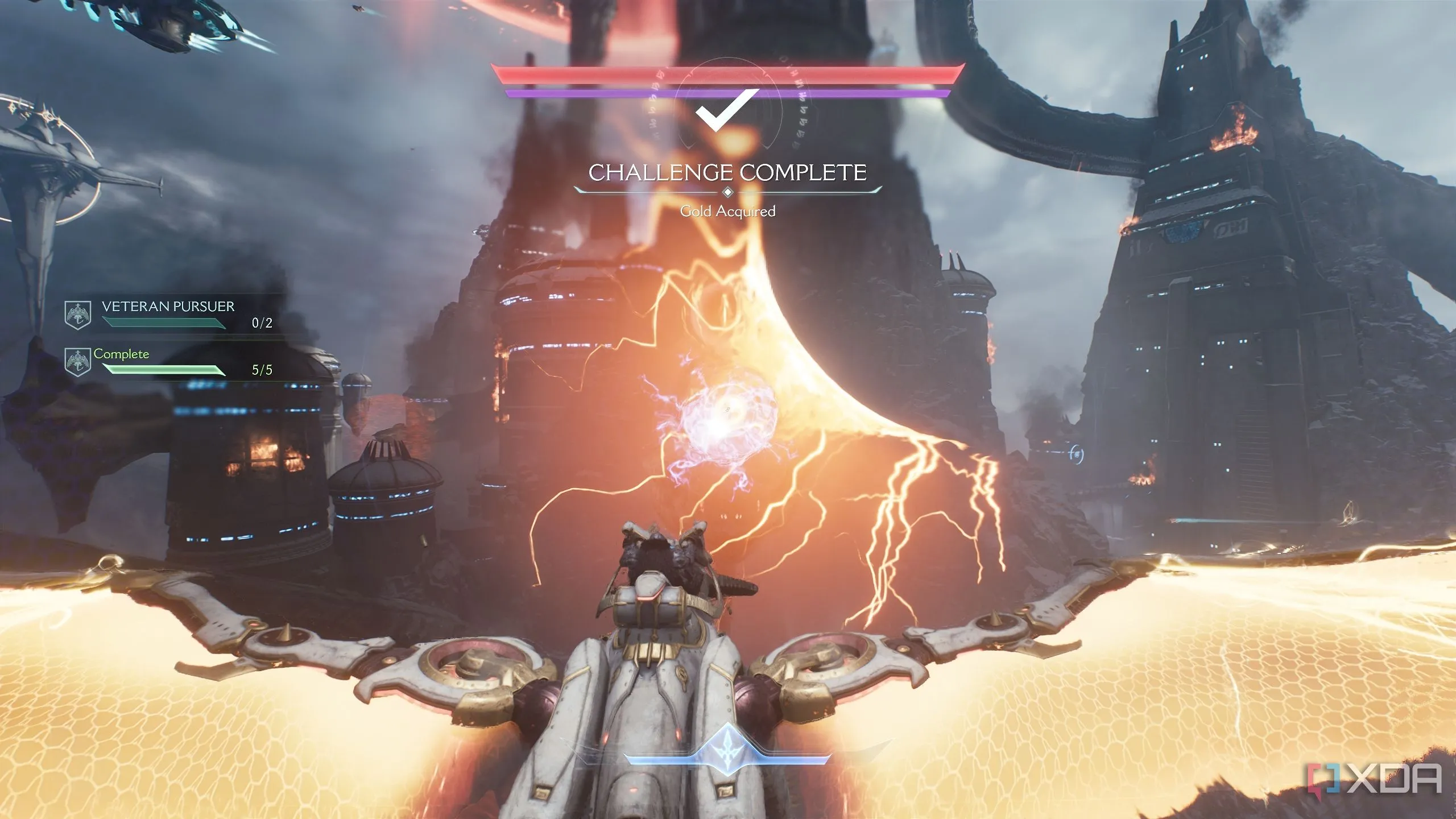 Slayer cưỡi rồng Serrat tấn công tàu Hell Carrier trong Chapter 13.