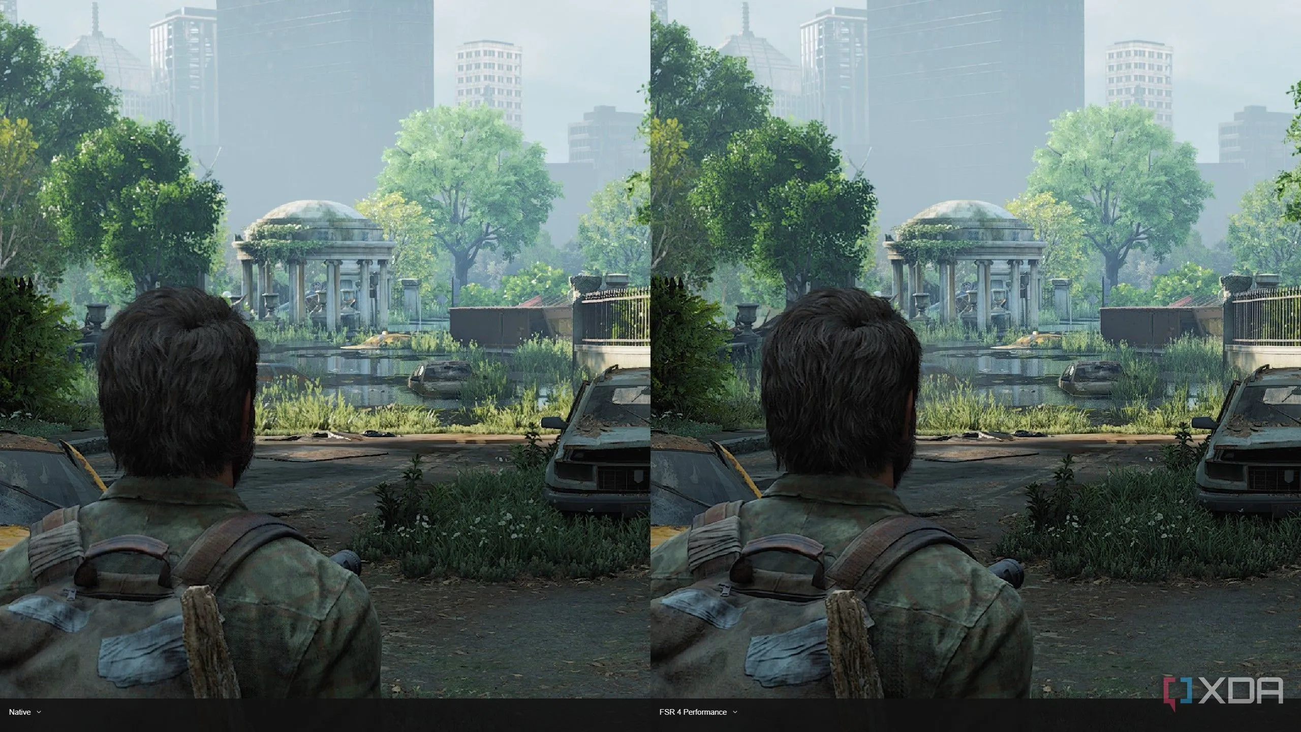 So sánh chất lượng hình ảnh The Last of Us Part One với FSR 4 và Native