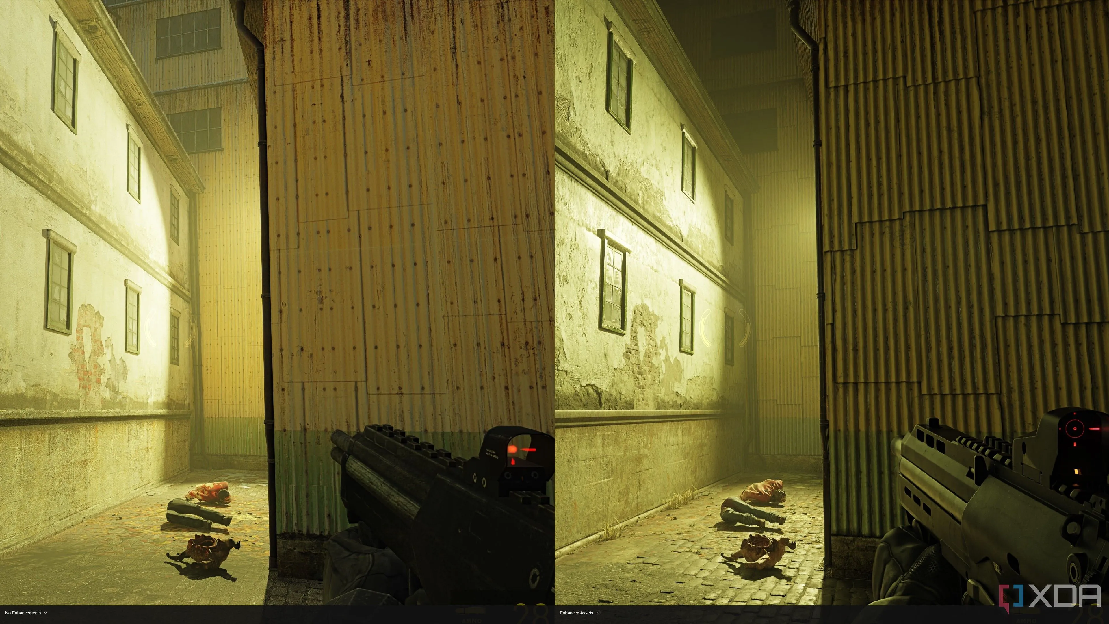 So sánh chất lượng mô hình và vật liệu giữa Half-Life 2 gốc và Half-Life 2 RTX