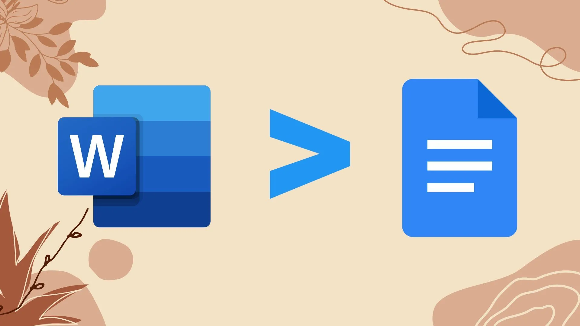 So sánh giữa Microsoft Word và Google Docs trên màn hình laptop