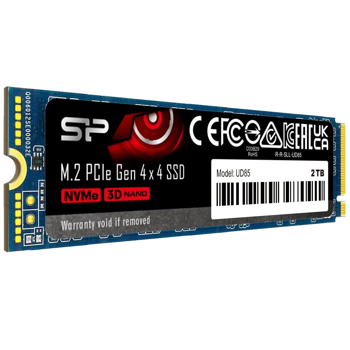 SSD Silicon Power 2TB UD85 NVMe 4.0 Gen4 PCIe M.2