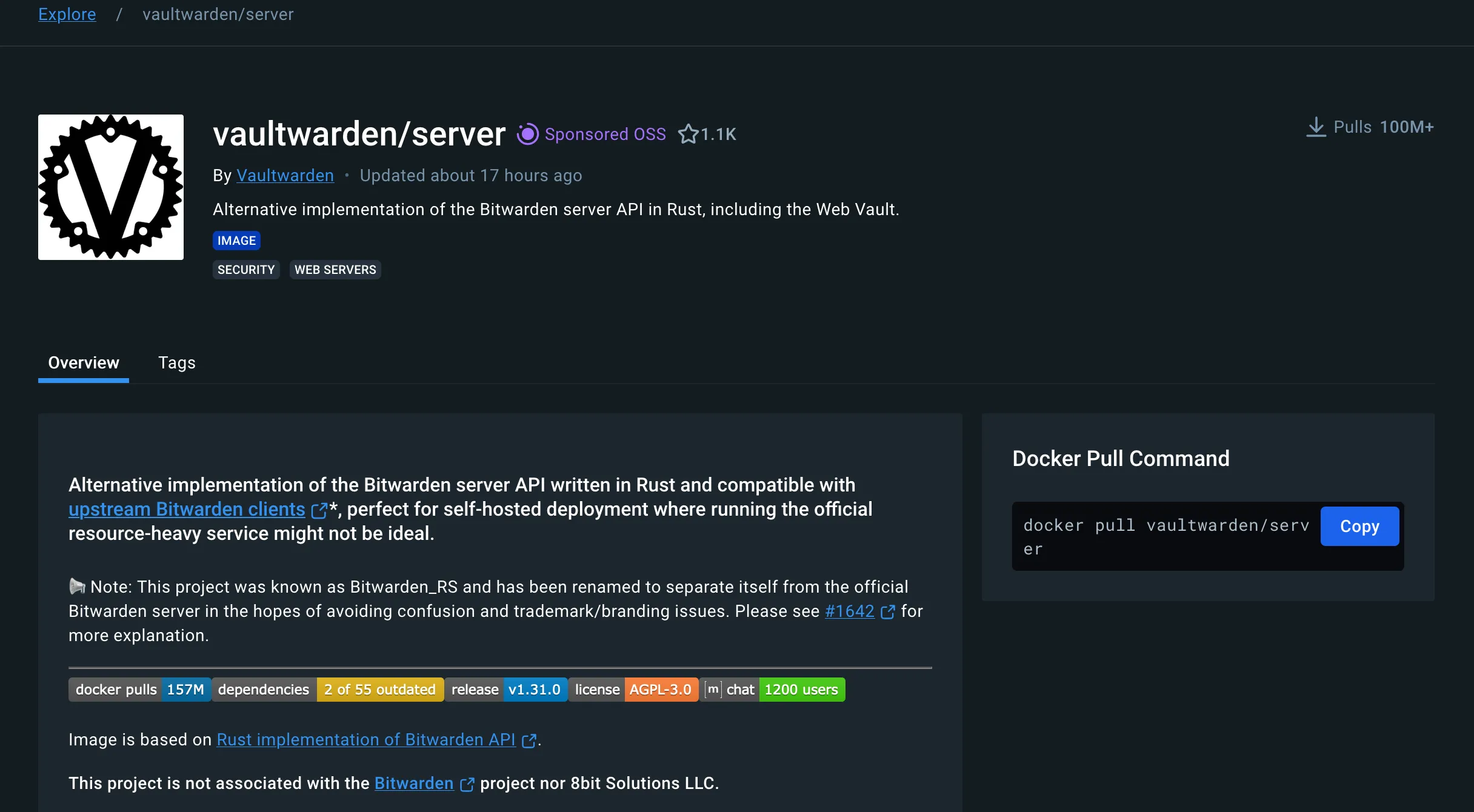 Thiết lập Bitwarden tự host trên Raspberry Pi thông qua DockerHub