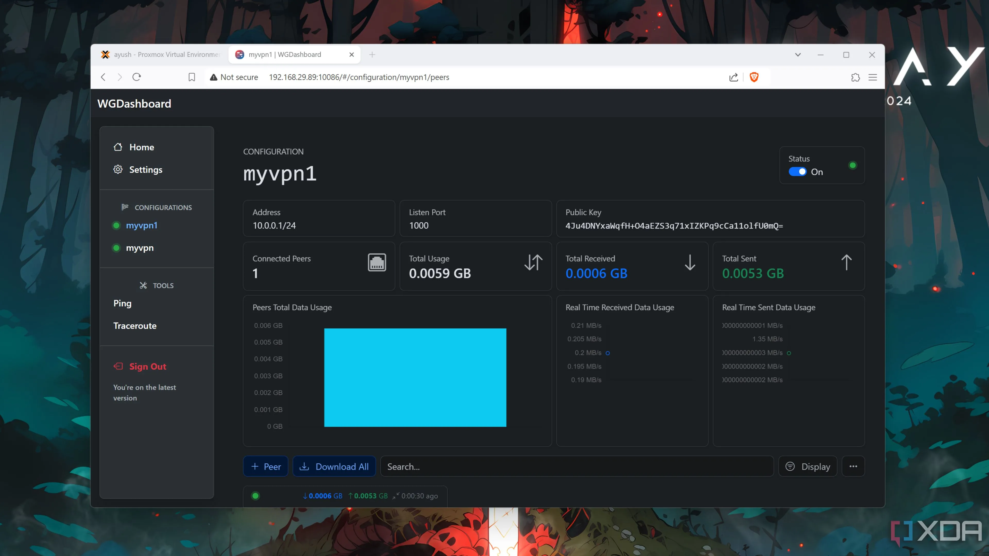 Thiết lập đường hầm WireGuard trên Proxmox để tự host VPN