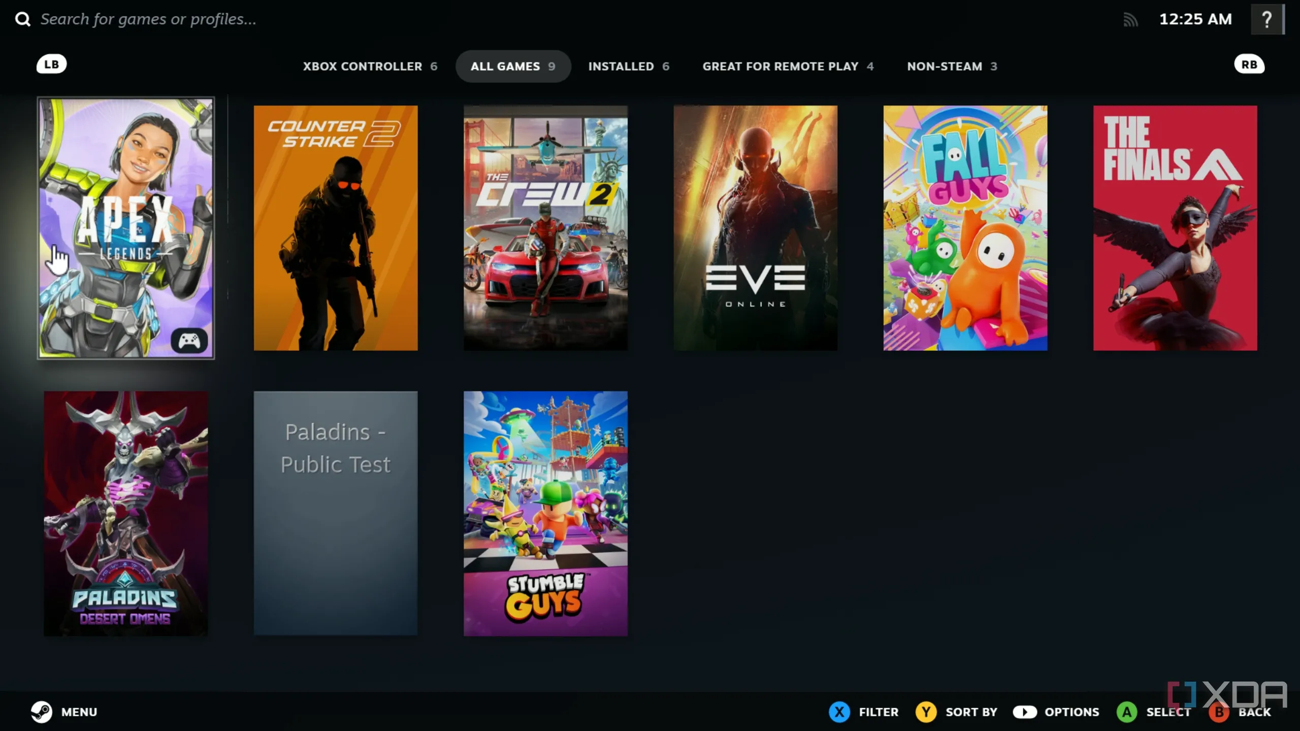 Thư viện Steam với nhiều trò chơi đã được thêm vào, minh họa cách nhận game miễn phí trên Steam
