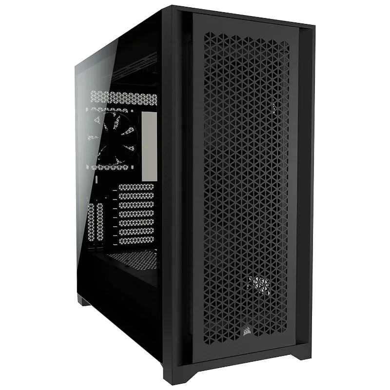 Thùng máy Corsair 5000D Airflow với thiết kế lưới giúp tăng cường luồng khí lưu thông bên trong PC