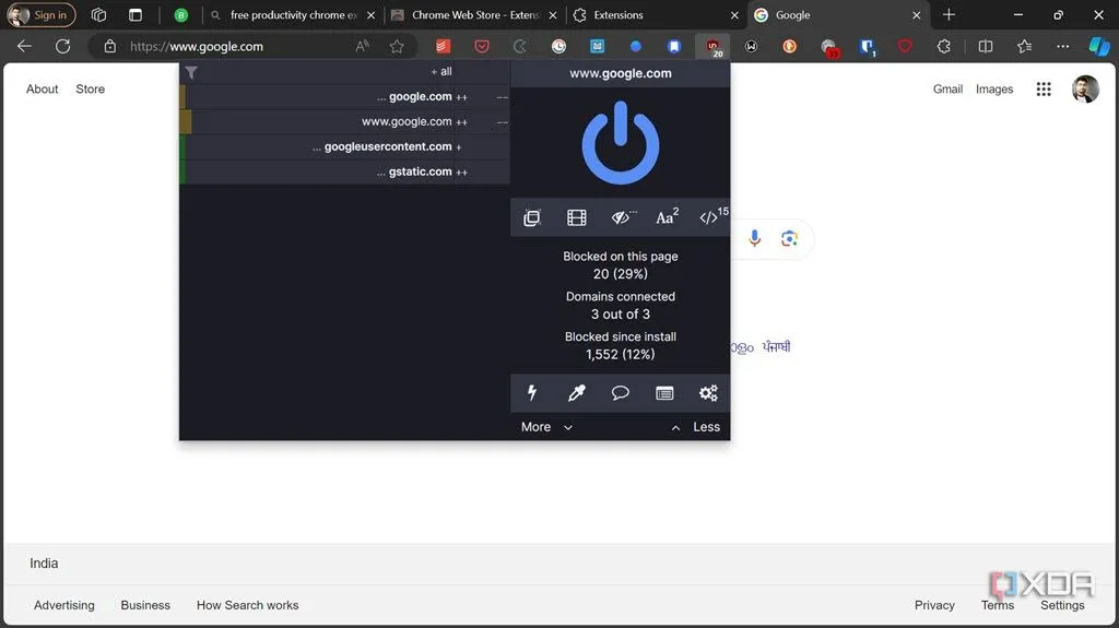 Tiện ích mở rộng uBlock Origin giúp chặn quảng cáo trên trình duyệt