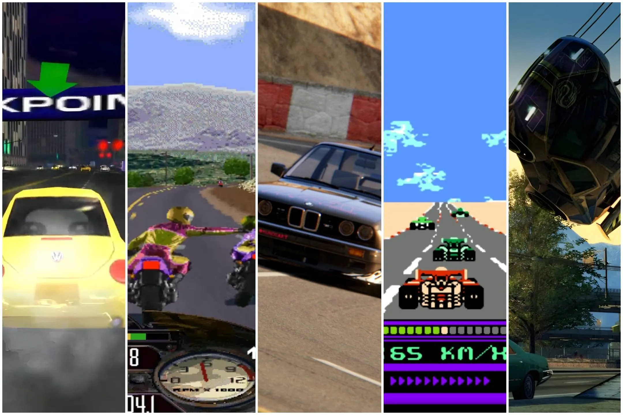 Tổng hợp các game đua xe được yêu thích, thể hiện sự đa dạng của dòng game.