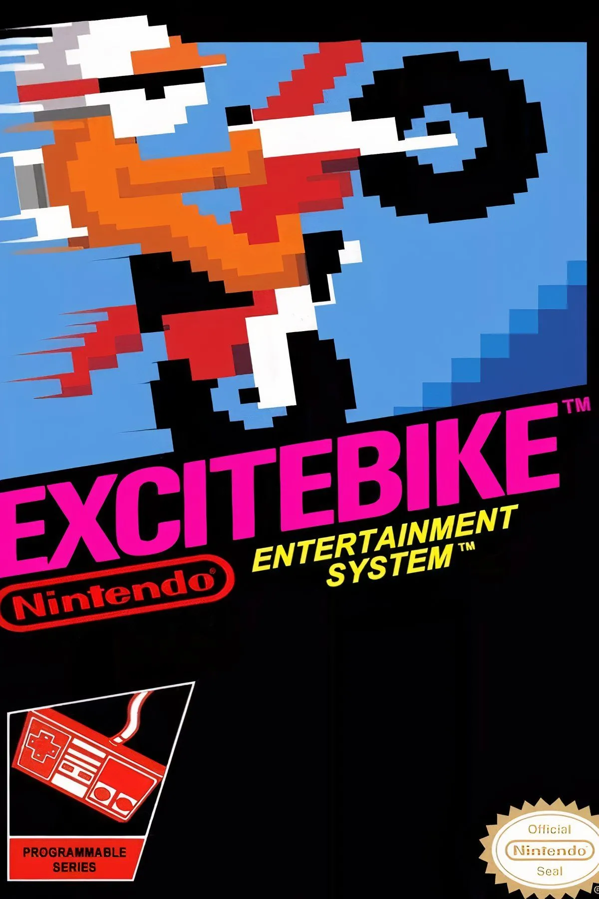 Tổng hợp cảnh đua xe trong game Excitebike của Nintendo