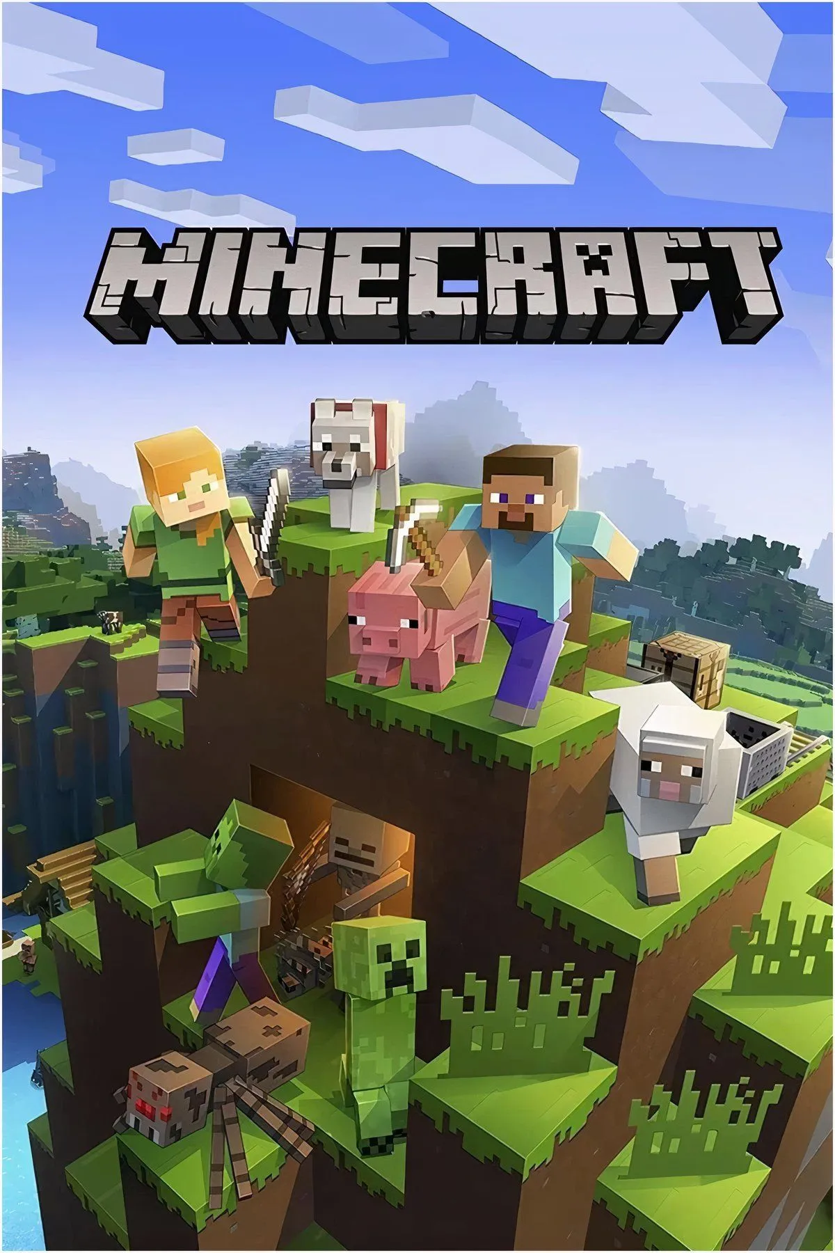 Tổng hợp hình ảnh Minecraft thể hiện sự phát triển và đa dạng của game