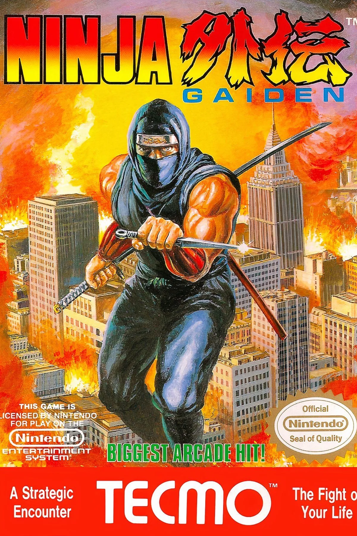 Tổng hợp hình ảnh từ game Ninja Gaiden, một tựa game hành động 2D đầy thử thách.
