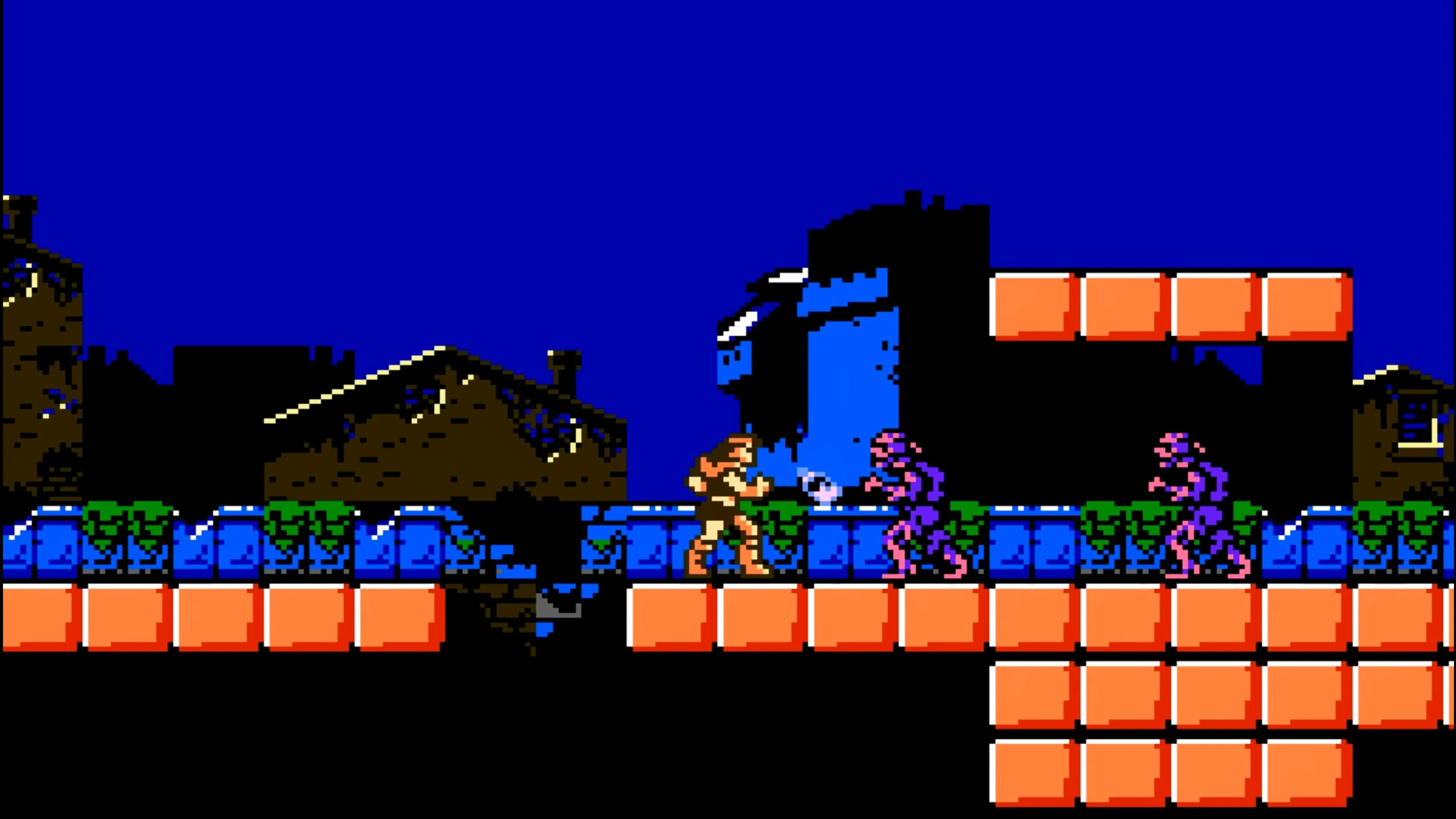 Trevor Belmont chiến đấu trong lâu đài Dracula của Castlevania III
