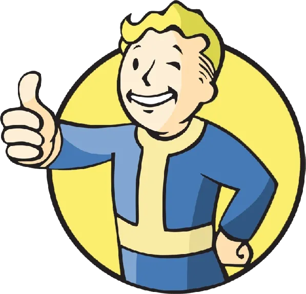 Vault Boy từ series Fallout, biểu tượng game nhập vai hậu tận thế chạy mượt trên SteamOS