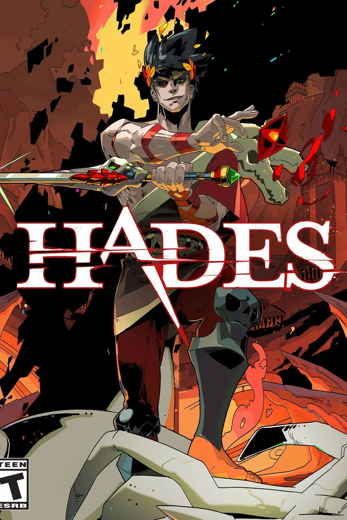 Zagreus, con trai của Hades, chiến đấu trong Địa ngục với phong cách nghệ thuật Hades